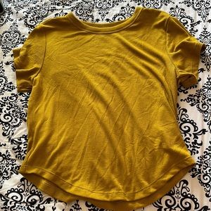Mustard colored top